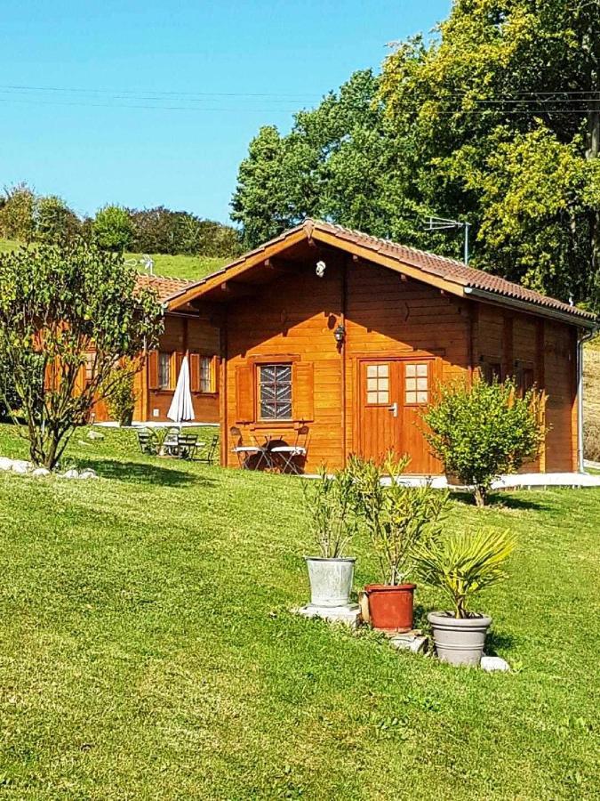 Chalet Charmant A Dausse Avec Piscine Et Jardin ภายนอก รูปภาพ